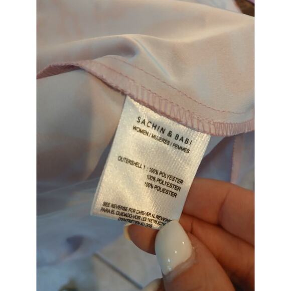 Sacchin and Babi button down belted dress size 2 - Picture 9 of 10